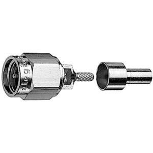 Telegärtner J01150B0601 J01150B0601 SMA-connector Stekker, recht 50 Ω 1 stuk(s)