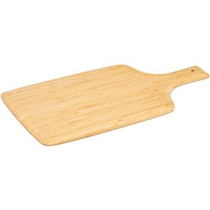 Snijplank met handvat 28 x 20 cm van bamboe hout