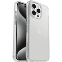 OtterBox Symmetry Clear Case voor iPhone 15 Pro Max, Schokbestendig, Valbestendig, Dunne beschermende hoes, 3x getest volgens militaire standaard, Stardust