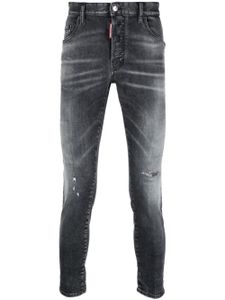 DSQUARED2 jean skinny à effet usé - Gris