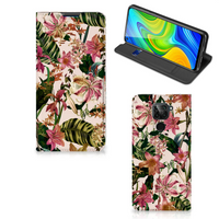 Xiaomi Redmi Note 9 Smart Cover Flowers