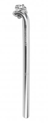 Ergotec Zadelpen vast hook 25,4 x 400 mm aluminium zilver Ergotec Zadelpen vast hook 25,4 x 400 mm aluminium zilver