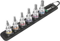 Wera Belt C 2 Zyklop binnenzeskant Bitdoppen set, met vasthoudfunctie, met 1/2" -aandrijving, 6-delig - 05003996001