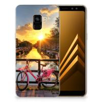 Samsung Galaxy A8 Plus (2018) Siliconen Back Cover Amsterdamse Grachten
