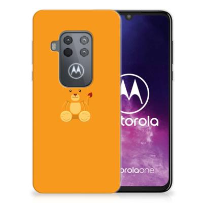 Motorola One Zoom Telefoonhoesje met Naam Baby Beer Motorola One Zoom Telefoonhoesje met Naam Baby Beer