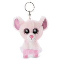 Nici Glubschis Pluchen Sleutelhanger Balerina Muis Yammy, 9cm - thumbnail