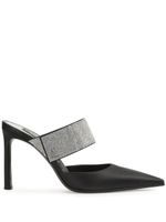 Sergio Rossi mules Sr Paris 95 mm en cuir - Noir