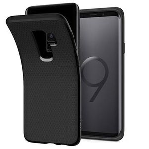 Samsung Galaxy S9+ Hoesje Spigen Liquid Air - Mat Zwart