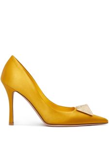 Valentino Garavani escarpins One Stud 100 mm - Jaune