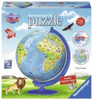 Ravensburger puzzel 180 stukjes kinderglobe 3D