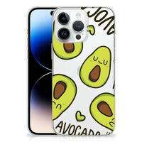 iPhone 14 Pro Max Telefoonhoesje met Naam Avocado Singing - thumbnail