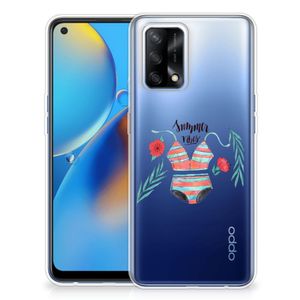 OPPO A74 4G Telefoonhoesje met Naam Boho Summer