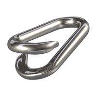 dörner + helmer 4910044 Ketting noodkoppeling 6 mm RVS A2 10 stuk(s)