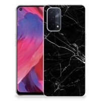 OPPO A74 5G | A54 5G TPU Siliconen Hoesje Marmer Zwart - Origineel Cadeau Vader