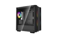 DeepCool CC360 ARGB Mini Tower Zwart - thumbnail