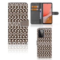 Samsung Galaxy A72 Telefoon Hoesje Aztec Brown