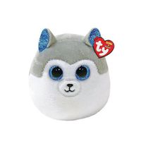 TY Squish A Boo Knuffelkussen Husky Slush 8 cm - thumbnail