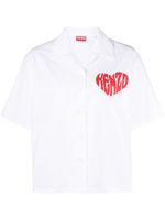 Kenzo t-shirt Heart à logo imprimé - Blanc - thumbnail