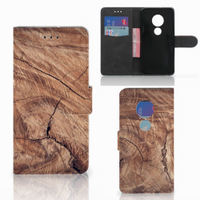 Motorola Moto G7 Play Book Style Case Tree Trunk - thumbnail