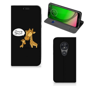 Motorola Moto G7 Play Magnet Case Giraffe