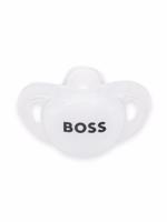 BOSS Kidswear tétine à logo imprimé - Blanc