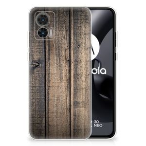 Motorola Edge 30 Neo Bumper Hoesje Steigerhout