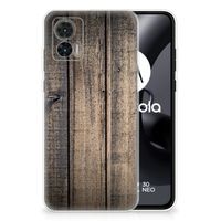 Motorola Edge 30 Neo Bumper Hoesje Steigerhout - thumbnail