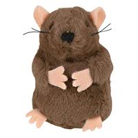 Trixie mol met microship pluche met catnip 5 cm 4 st