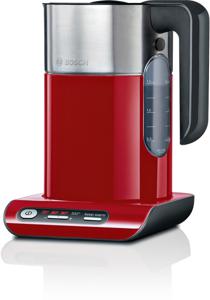 Bosch Haushalt Styline Waterkoker Snoerloos, Oververhittingsbeveiliging Rood