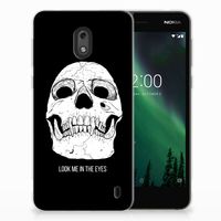 Silicone Back Case Nokia 2 Skull Eyes