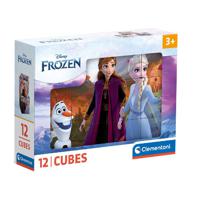 Clementoni Blokpuzzel Disney Frozen 12 Blokken - thumbnail