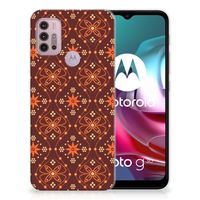 Motorola Moto G30 | G10 TPU bumper Batik Brown - thumbnail