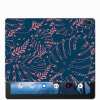 Lenovo Tab E10 Siliconen Hoesje Palm Leaves - thumbnail