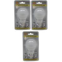 3x LED lamp / plafondlamp met bewegingssensor E27