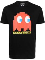 DSQUARED2 t-shirt en coton à logo imprimé - Noir - thumbnail