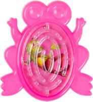 LG Imports geduldspelletje doolhof kikker 5 cm roze