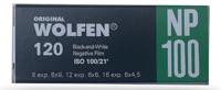 original WOLFEN (ORWO) NP100-120 zwart/wit medium film voor 4,5x6, 6x6, 6x9, 6x12 opnamen