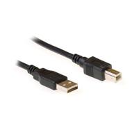 Ewent EC2403 USB-kabel 3 m USB 2.0 USB A USB B Zwart