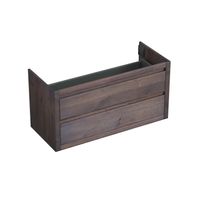 Onderkast Forzalaqua Gela 120x51x60 cm 2 Softclose Lades Eiken Charcoal Forzalaqua