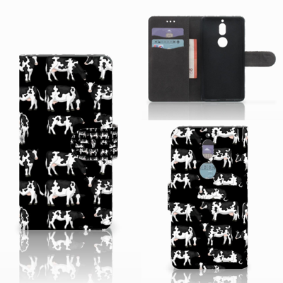 Nokia 7 Telefoonhoesje met Pasjes Koetjes Nokia 7 Telefoonhoesje met Pasjes Koetjes