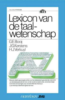 Lexicon van de taalwetenschap - G.E. Booij, H.J. Verkuyl, J.G. Kerstens - Paperback (9789031506033)