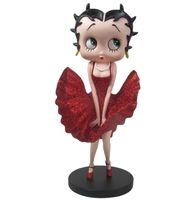 Betty Boop Cool Breeze Beeld (Rood Glitter)