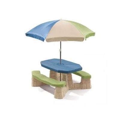 Step2 Naturally Playful Picknicktafel met parasol (aqua)