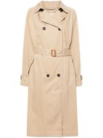 ISABEL MARANT trench Edenna à boutonnière croisée - Marron