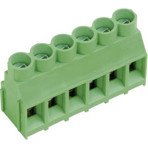 PTR Hartmann 50840030201D Klemschroefblok 4.00 mm² Aantal polen 3 Groen 1 stuk(s)