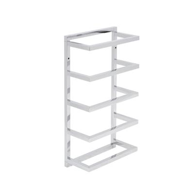 Beliani CINTRA - Handdoekrek-Zilver-Staal