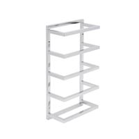 Beliani CINTRA - Handdoekrek-Zilver-Staal