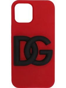 Dolce & Gabbana coque d'iPhone 13 Pro Max à logo DG - Rouge