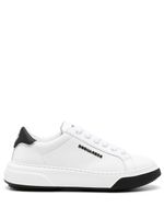 DSQUARED2 baskets à logo embossé - Blanc