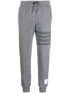 Thom Browne knitted side-stripe track pants - Gris